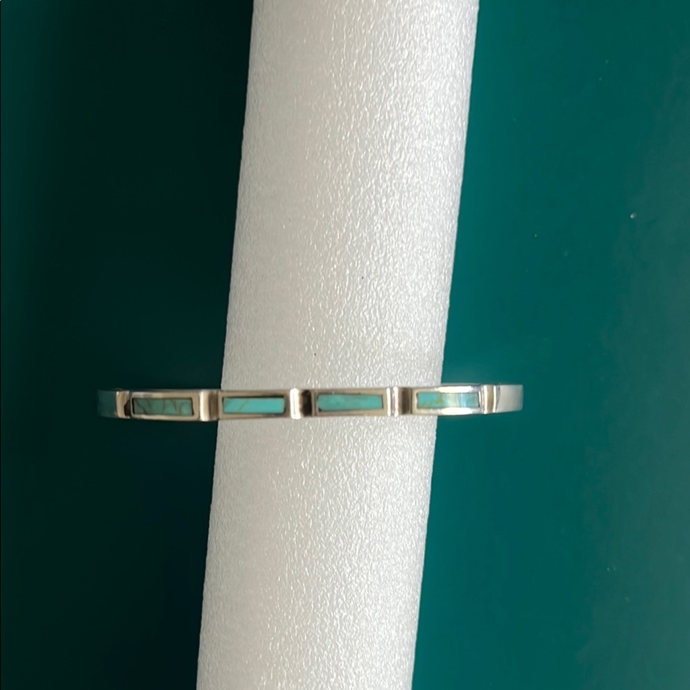 Silver and Turquoise Bracelet